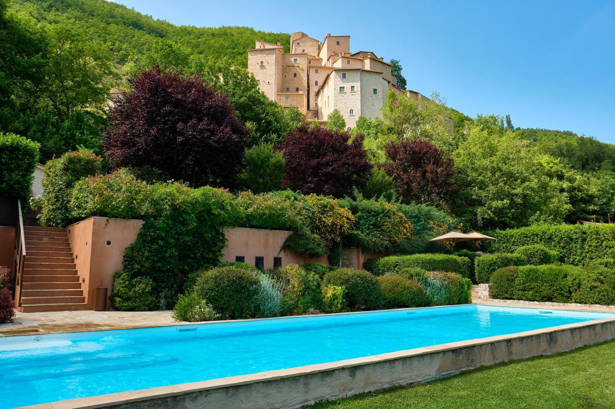 Castello Di Postignano Relais Hotell Sellano Eksteriør bilde